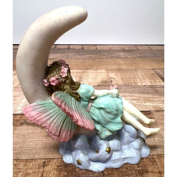 Fairy Moonbeam Decorative Collectible Statue By Dezine Ltd - Picture 3 of 6